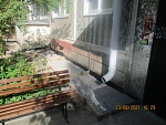 Работы по ремонту отмостки на МКД Маяковского д.268