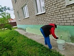 Ремонт цоколя.