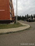 Покос травы на придомовой территории.